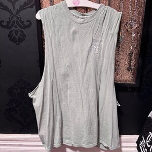 PLAYBOY Muscle Tee with Cut Out Sleeveless Design